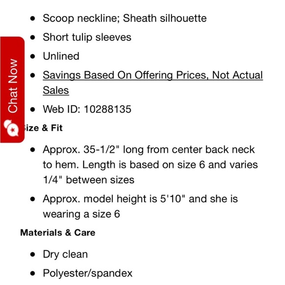 Calvin Klein Tulip Sleeve Dress - Picture 4 of 4